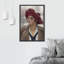 "Snowy Winter Sunasses Woman"-98579402-98579401