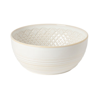 Naveen Serving Bowl, White