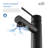 Circular X Single-Hole Single-handle Bathroom Faucet with Drain Assembly-61497405