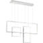 Luminaire suspendu géométrique unique à 1 lumière DEL
