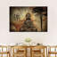 Bouddha croyant, reproduction sur toile-2141762948