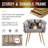 Modern Living Room Chairs Velvet Accent Chairs Set of 2-77810553