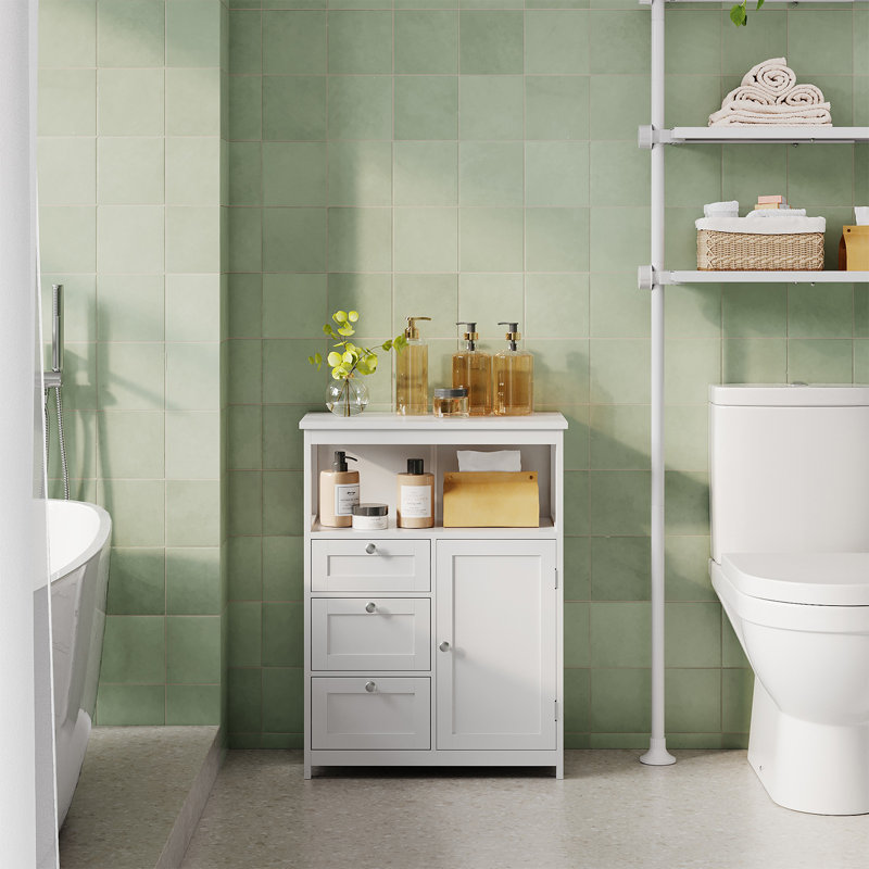 Bathroom Floor Storage Cabinet