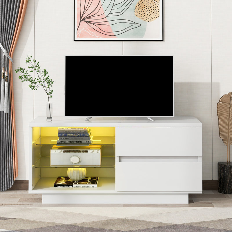 Fatih TV Stand, White