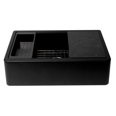 33'' L Single Bowl Granite Kitchen Sink