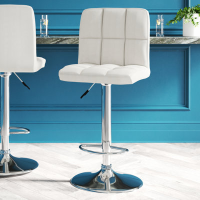 Tabouret de bar pivotant à hauteur réglable Aishvi