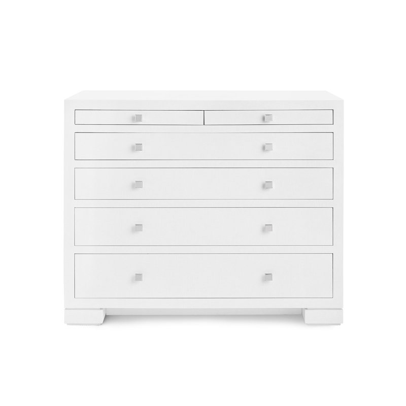 Frances Accent Chest, White