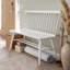 Banc en bois massif Modern Farmhouse Hadiya-99057900
