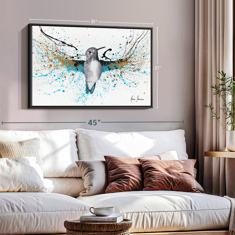 «Golden Night Hummingbird», H 21 po x l 31 po