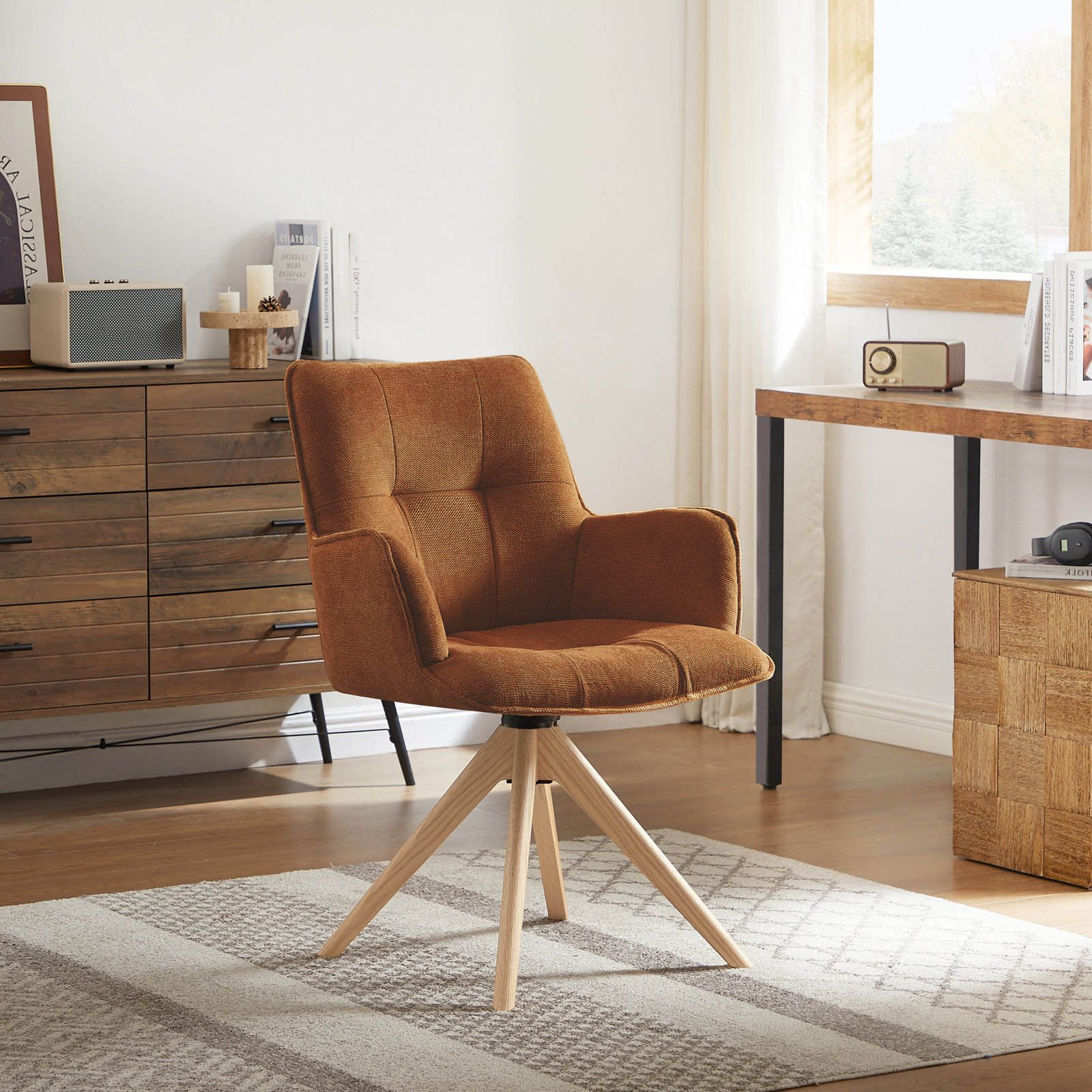 Jadel Office Chair, Orange