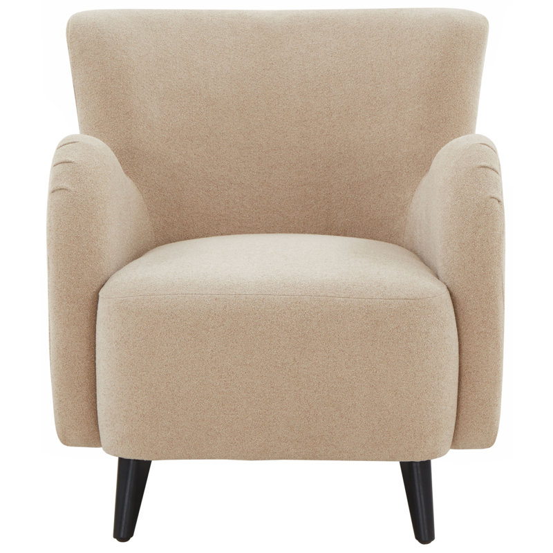 Fauteuil Bowie, Brun clair bouclé