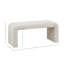 Banc Boucle crème l 42 po