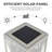 30'' Solar Powered Integrated LED Outdoor Floor Lamp-109739705