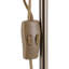 175cm Polished Torchiere Floor Lamp
