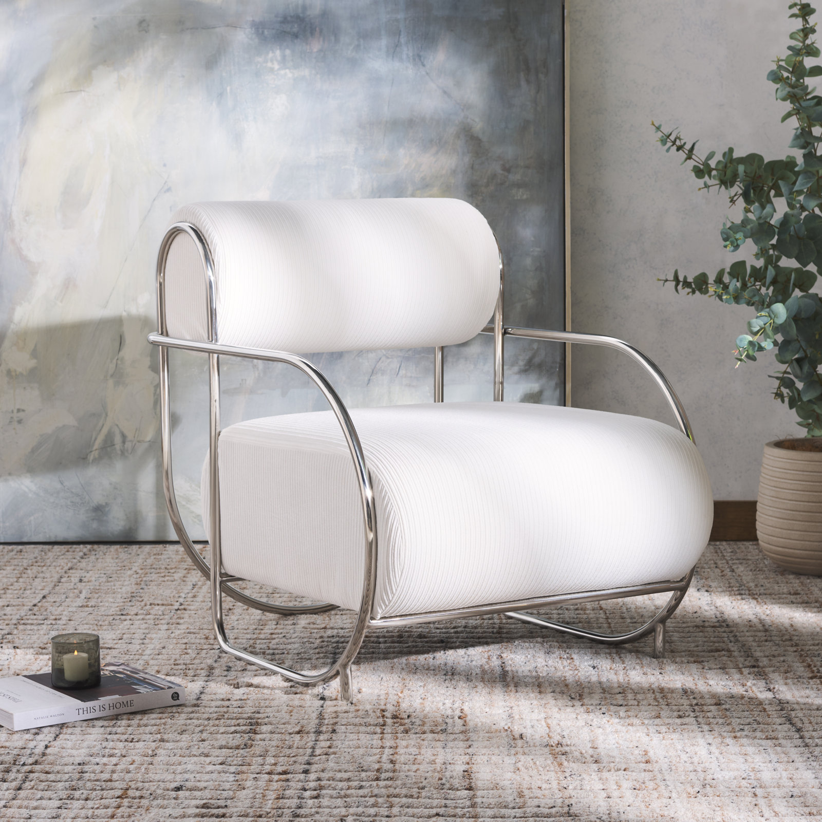 Vanola Metal Frame Accent Chair