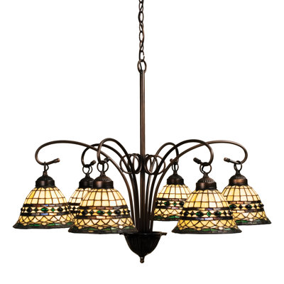 Roman 6 - Light Dimmable Classic / Traditional Chandelier
