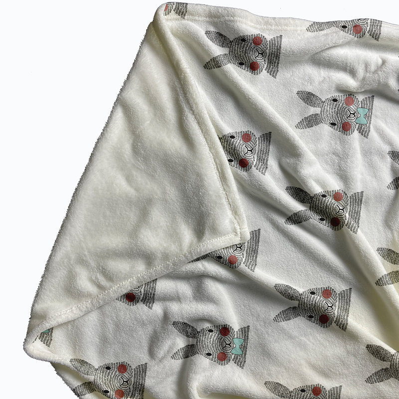 Bieber Throw Blanket, W76 x L101cm, Mint Green