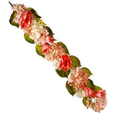 Artificial Mixed Wildflower Garland in Assorted Colors - 48 Long