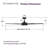  Brawn 64 inch Indoor/Outdoor Ceiling Fan with LED CCT Select Light Kit and Remote Control - Black with Black blades-98423953-98423952