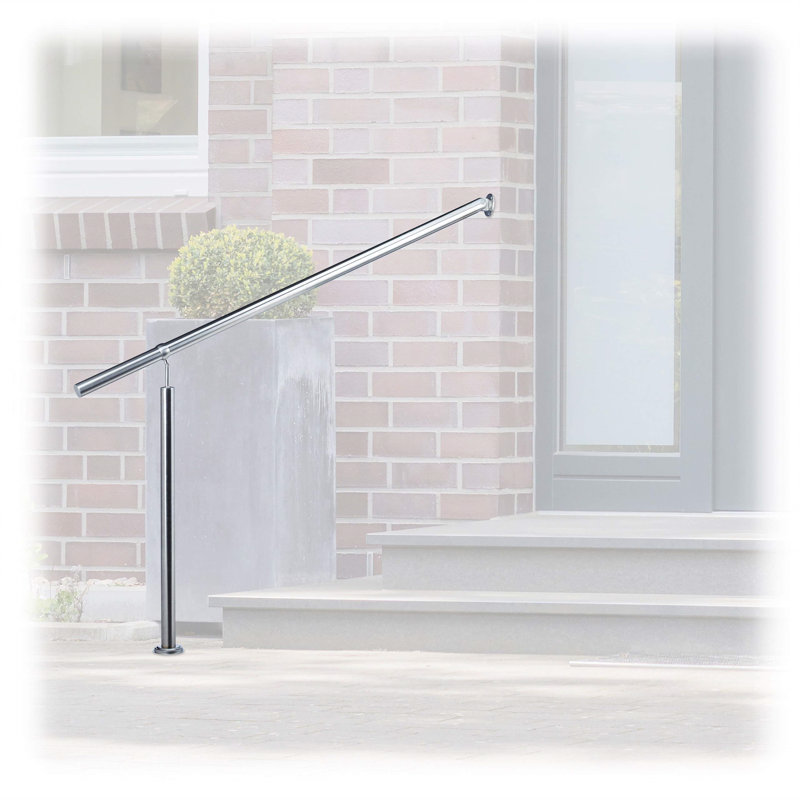 Stainless Steel Stair Banister, 80cm H x 150cm W