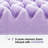 5-Zone 2" Memory Foam Mattress Topper-72939163