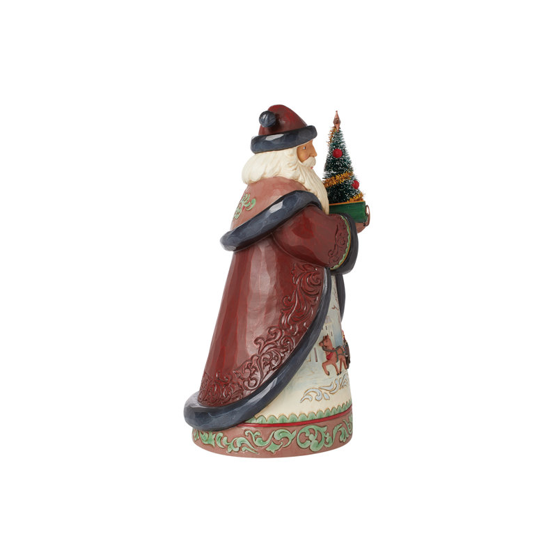 Jim Shore Heartwood Creek Holiday Manor Santa Sled Figurine - Thumbnail 2