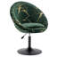 Fauteuil Papasan pivotant en velours Pilcher "W-2065442072