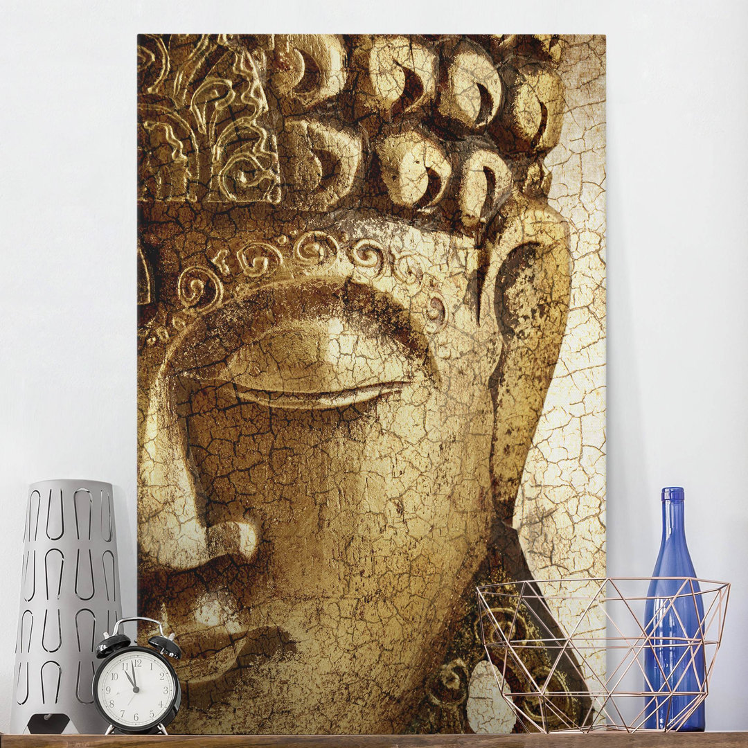 Leinwandbild Vintage Buddha