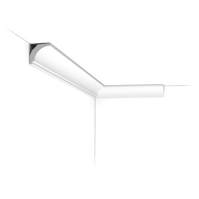 Polystyrene, Primed White 1 3/16" H x 78" W x 1 3/16" D Crown