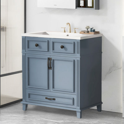 29.37'' Single Bathroom Vanity Base Only