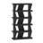 Lakessa 63.8'' H X 35.4'' W 5-Layer Black Bookcase