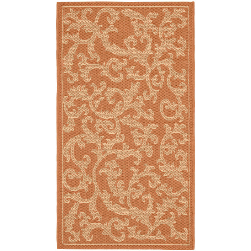 Herefordshire Performance Floral Indoor/Outdoor Area Rug, Rectangle 2'7" x 5'