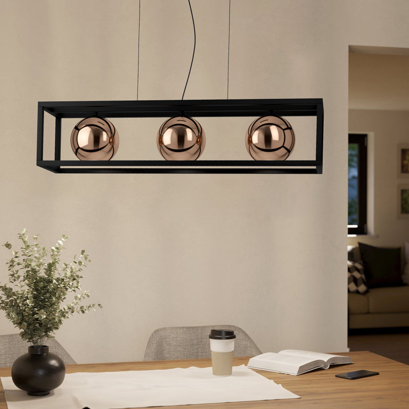 3 - Light Matte Black Pendant
