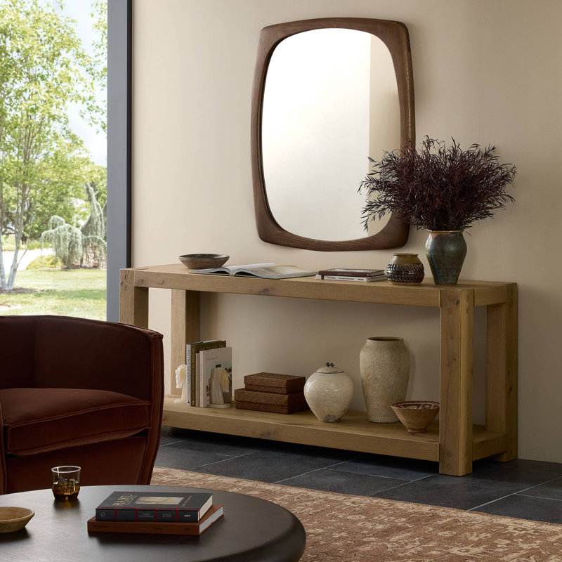 Jai Wall Mirror-Cocoa Oak