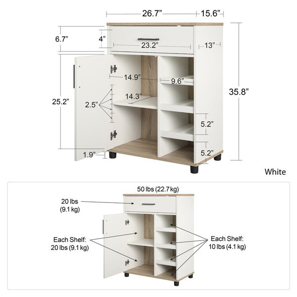 Ameriwood System Build 5-Shelf White Cube Organizer