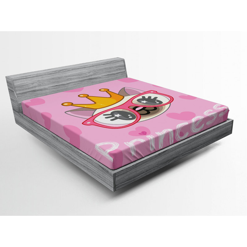 Feminine Microfiber Fitted Sheet, Full Fitted Sheet