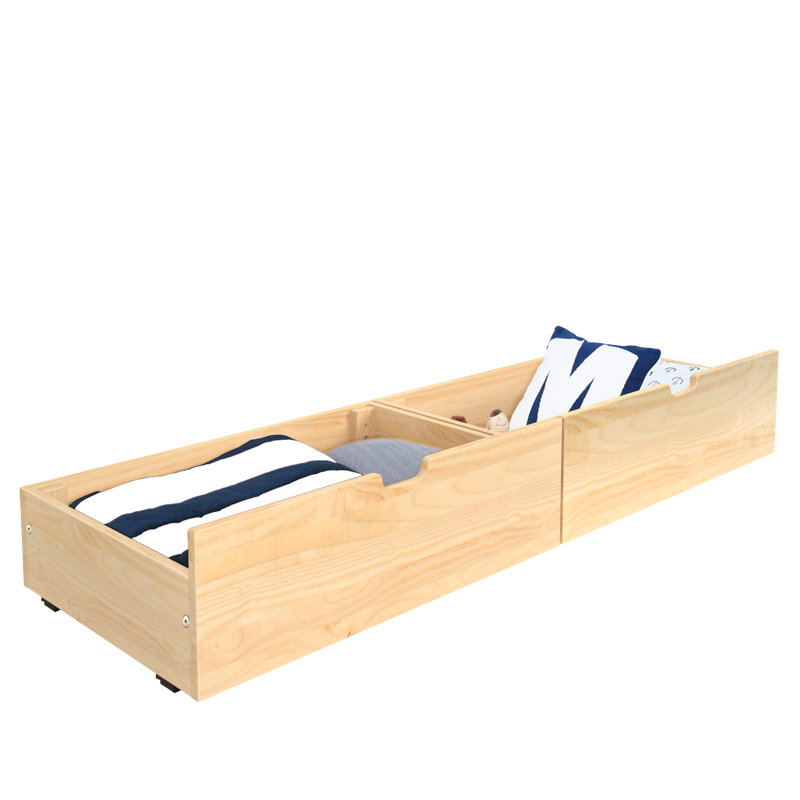 Borg Underbed Storage Drawers, Natural