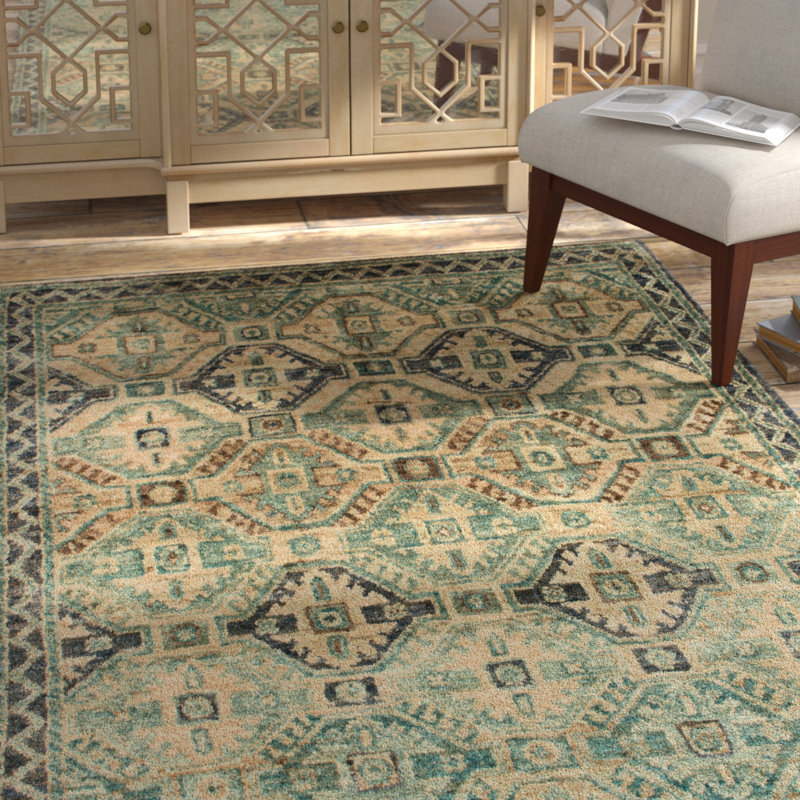Zacarias Geometric Indoor Rug, Rectangle 9'6" x 13'6"