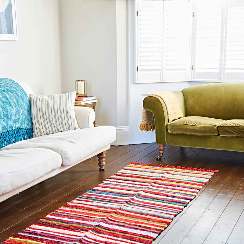 Multicoloured Recycled Rag Rug