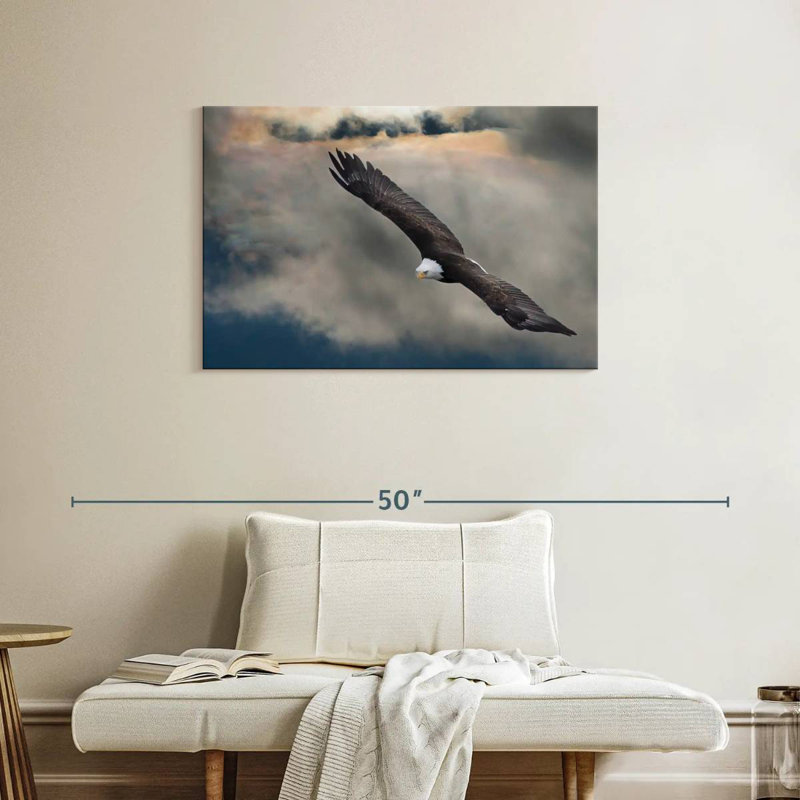 Brampt Soaring Eagle, 24" H x 36" W
