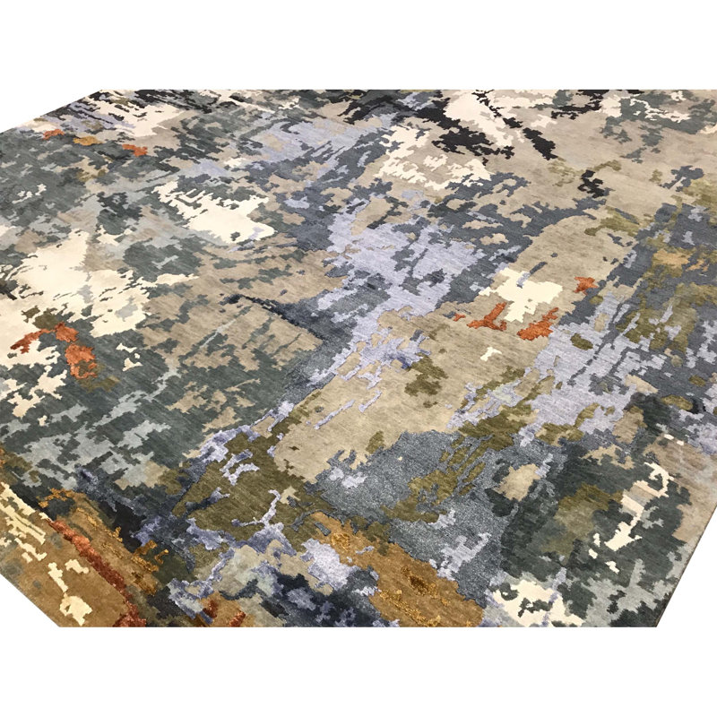 Abstract Area Rug, Rectangle 10' x 14'