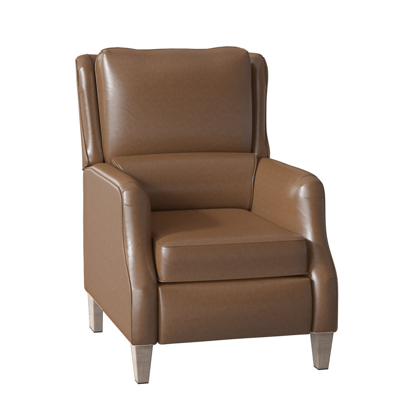 Fauteuil inclinable Schaumburg, Cuir véritable Empyrean tweed, Pierre, Manuel