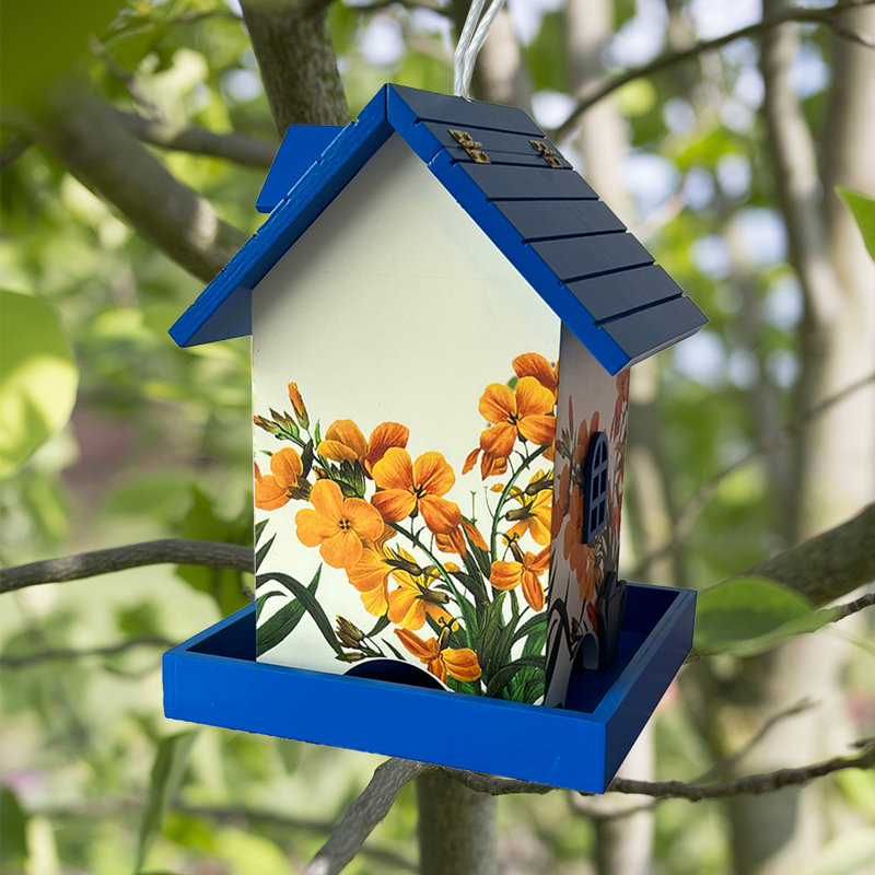 Mangeoire d'oiseaux Homestyle - chardonneret et clématite
