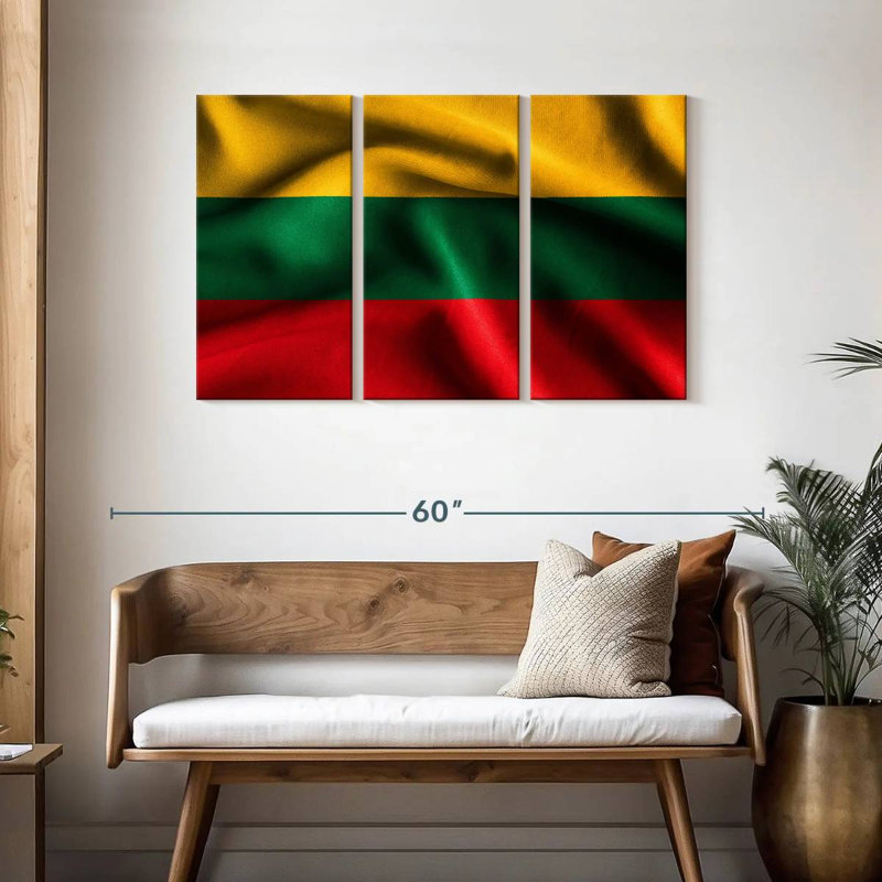 Flag Of Lithuania, 28" H x 45" W