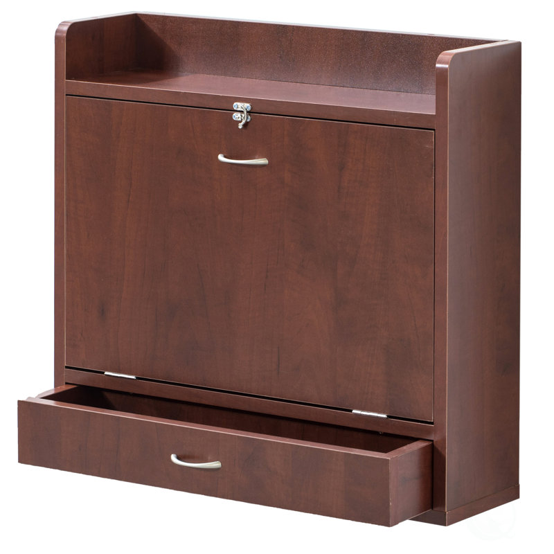 Bureau flottant Kamry, Marron