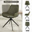 Chaise de bureau en lin Loklun-349842863
