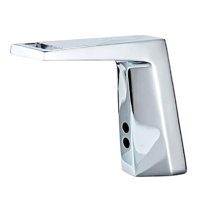 BathSelect Melun Chrome Finish Commercial Automatic Touchless Sensor Faucet – Deck Mount, Infrared Motion-Activated, ADA Compliant, Water-Saving Design