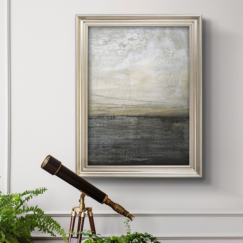 «Misty Landscape», reproduction sur toile encadrée, L 21 po x H 25 po