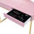 Coleen  & Gold Finish Vanity Desk W/Mirror & Jewelry Tray