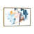 Toile avec cadre or
